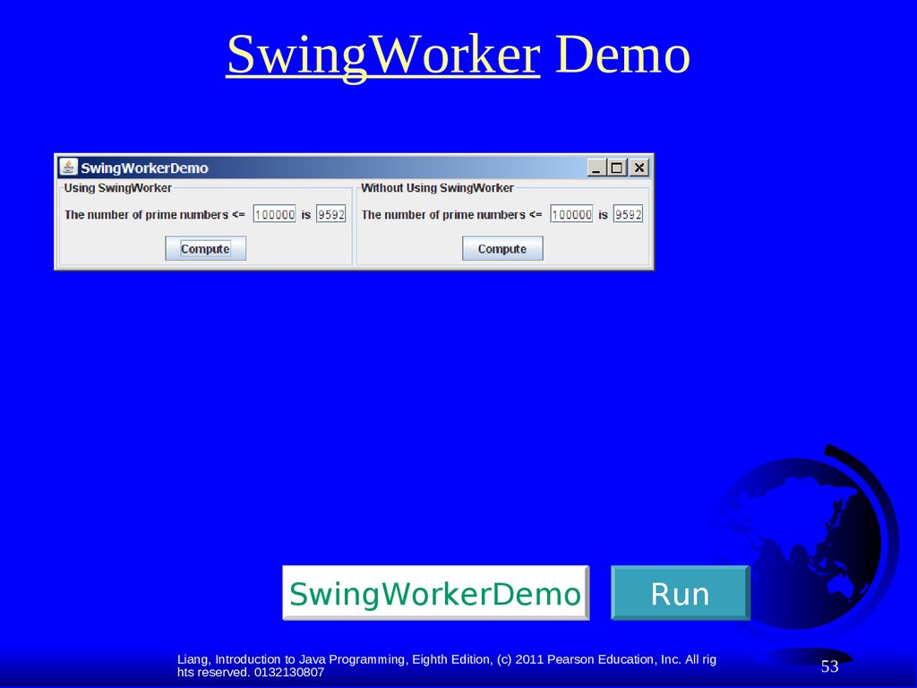 SwingWorker Demo