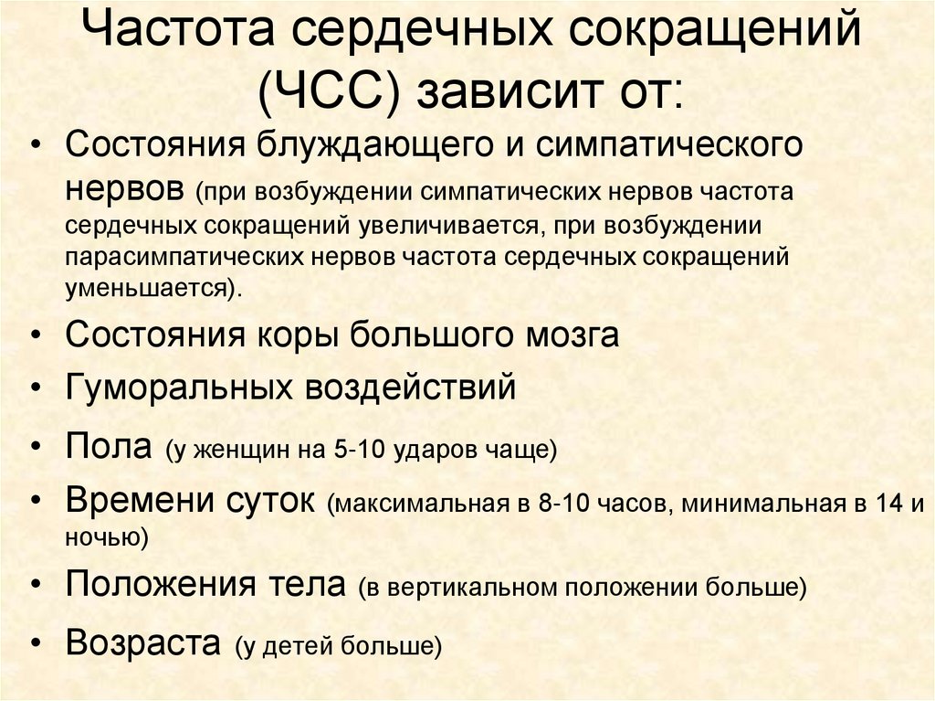 Законы сердечной деятельности кратко.