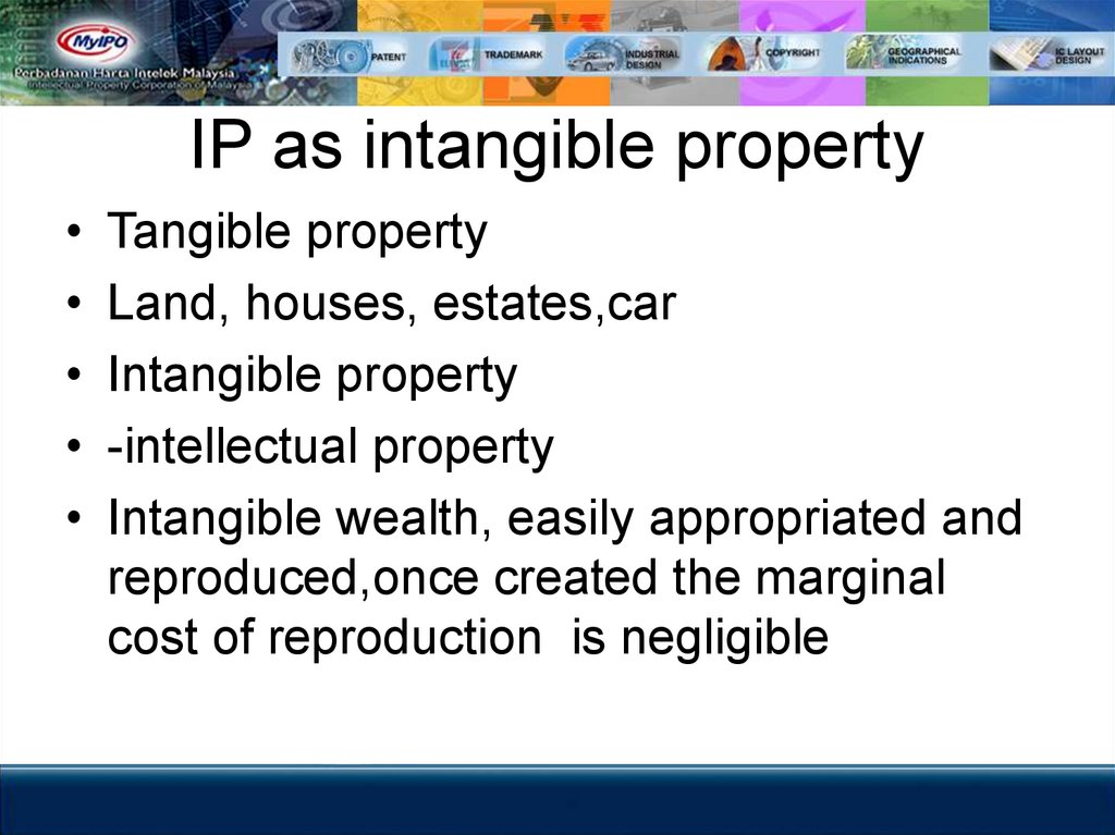 IP as intangible property
