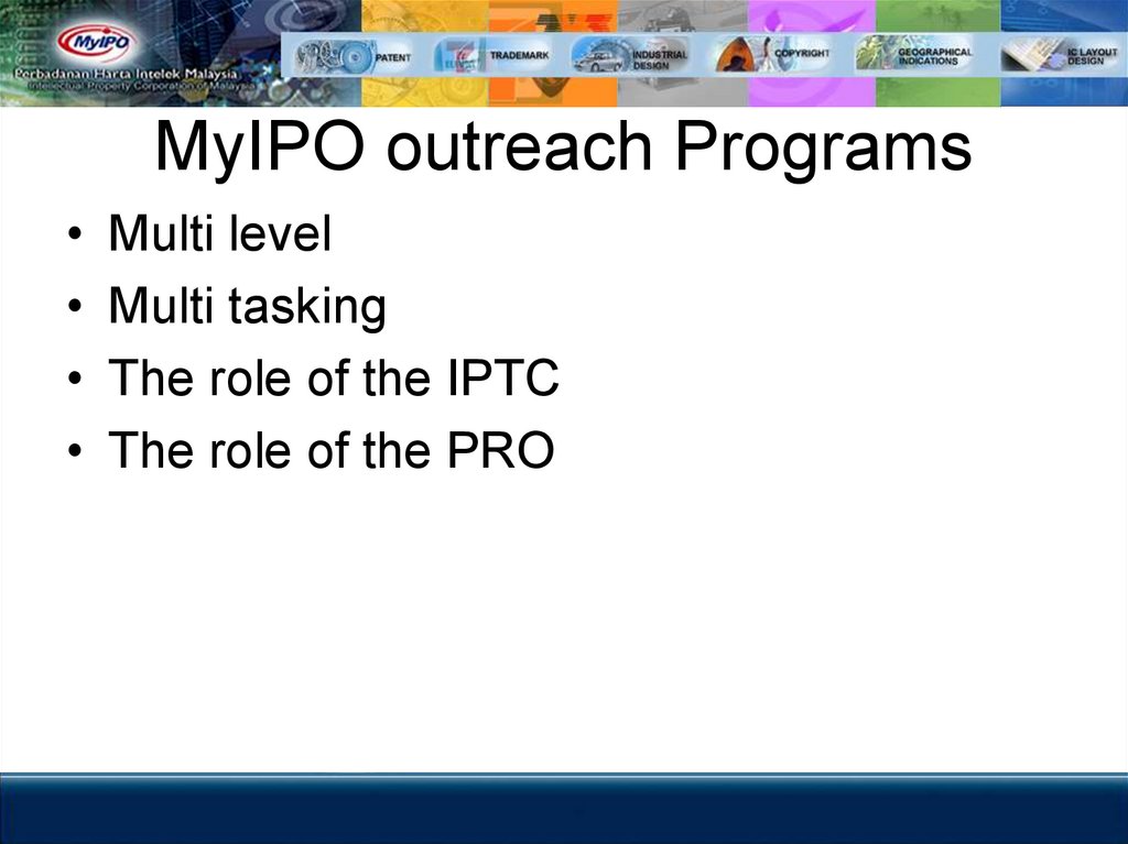 MyIPO outreach Programs