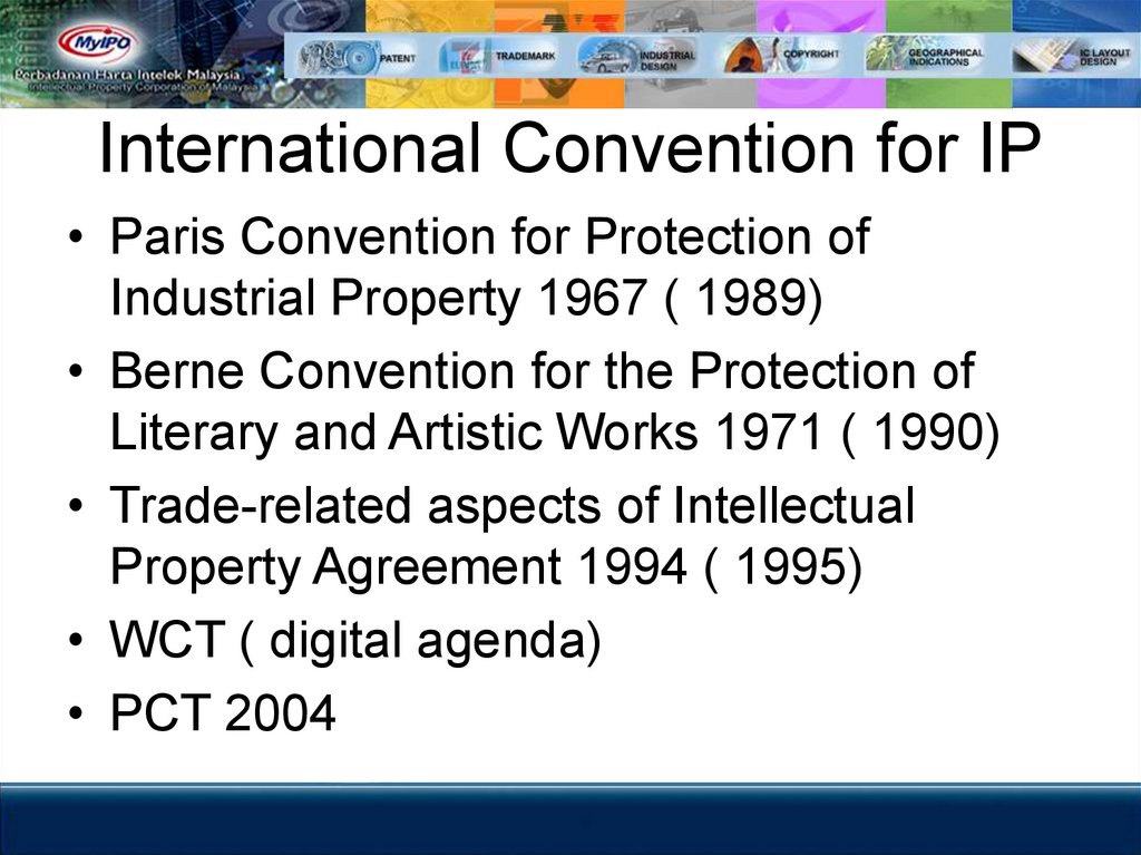 International Convention for IP