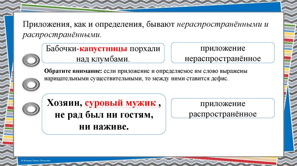 Обособленные определения урок 8 класс презентация