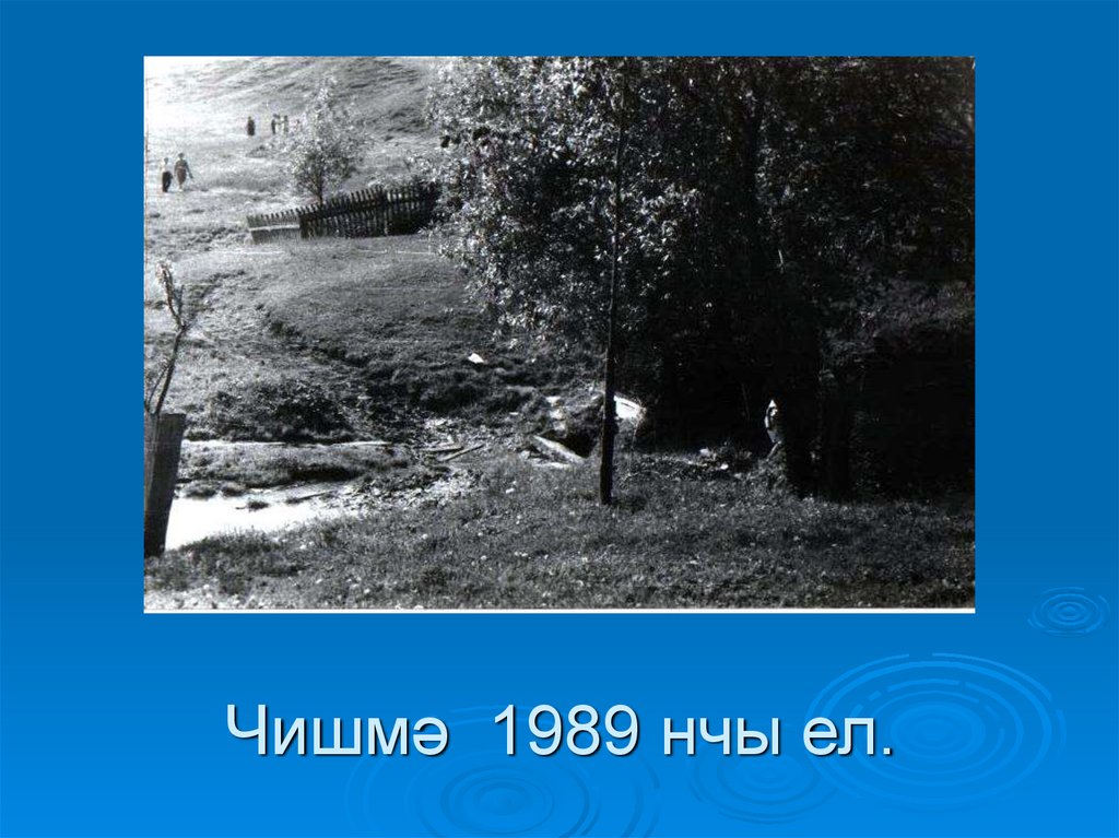 Чишмә 1989 нчы ел.