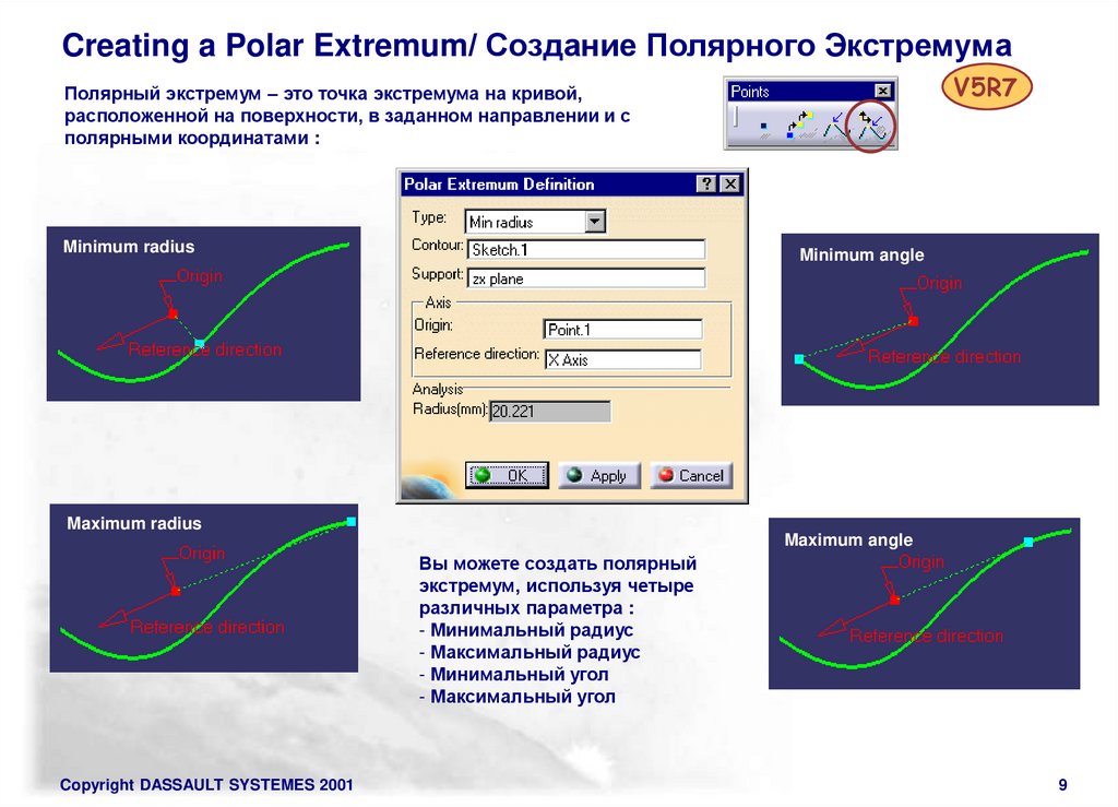 Обновление модуля. Экстремум в Полярных координатах. Catia расширение диапазона анализа уклонов. ГИС экстремум в МЧС презентация. Extremum points on the Exchange.