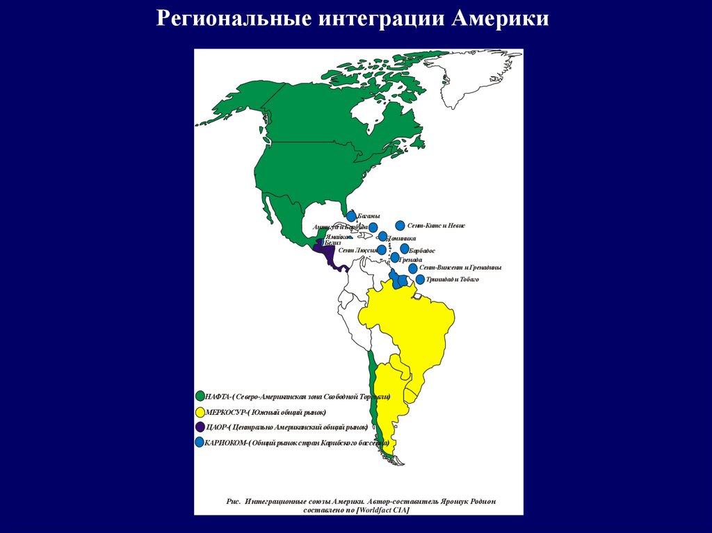 Карта религии северной америки