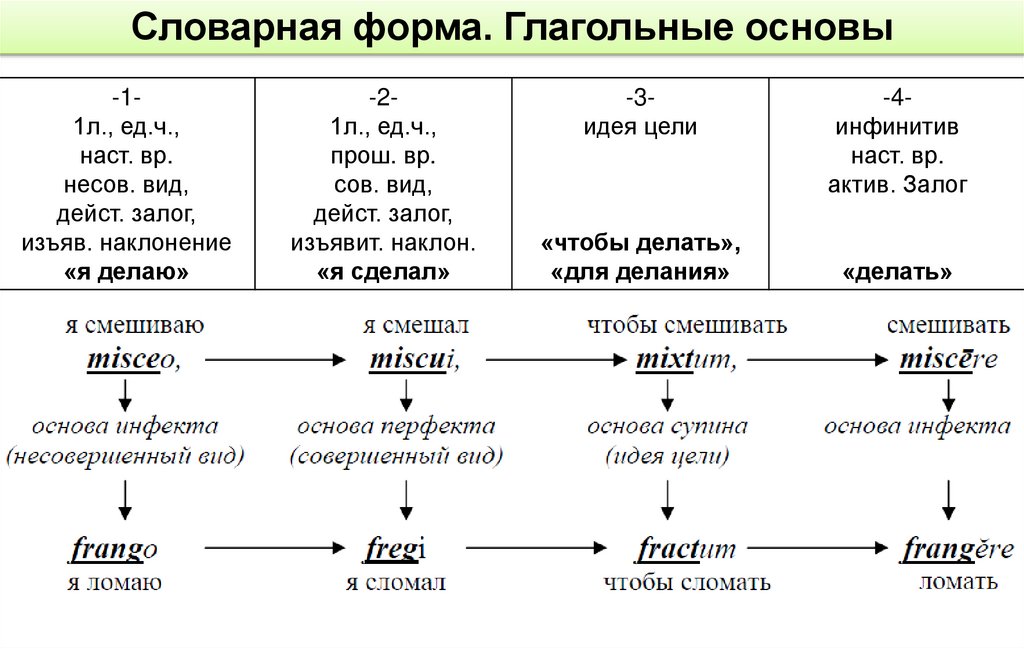 Частицы служащие для образования форм наклонения глаголов. Основы глагола в русском языке. Основа настоящего времени глагола. Какие есть типы глагольных основ. Категория наклонения глагола в английском языке.