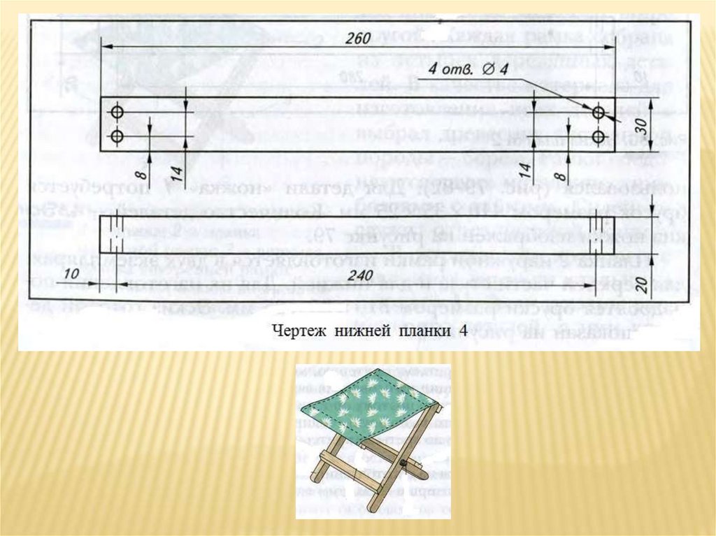 Творческий проект стульчик для отдыха на природе