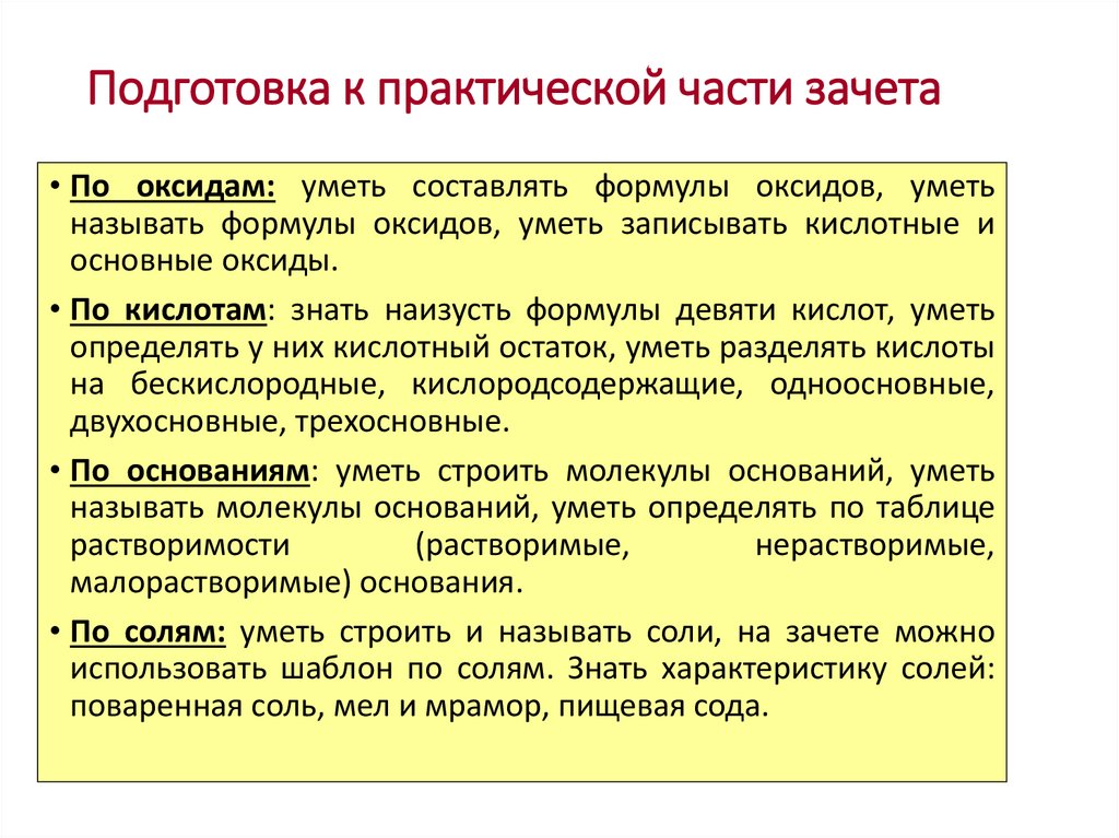 Практическая часть в презентации