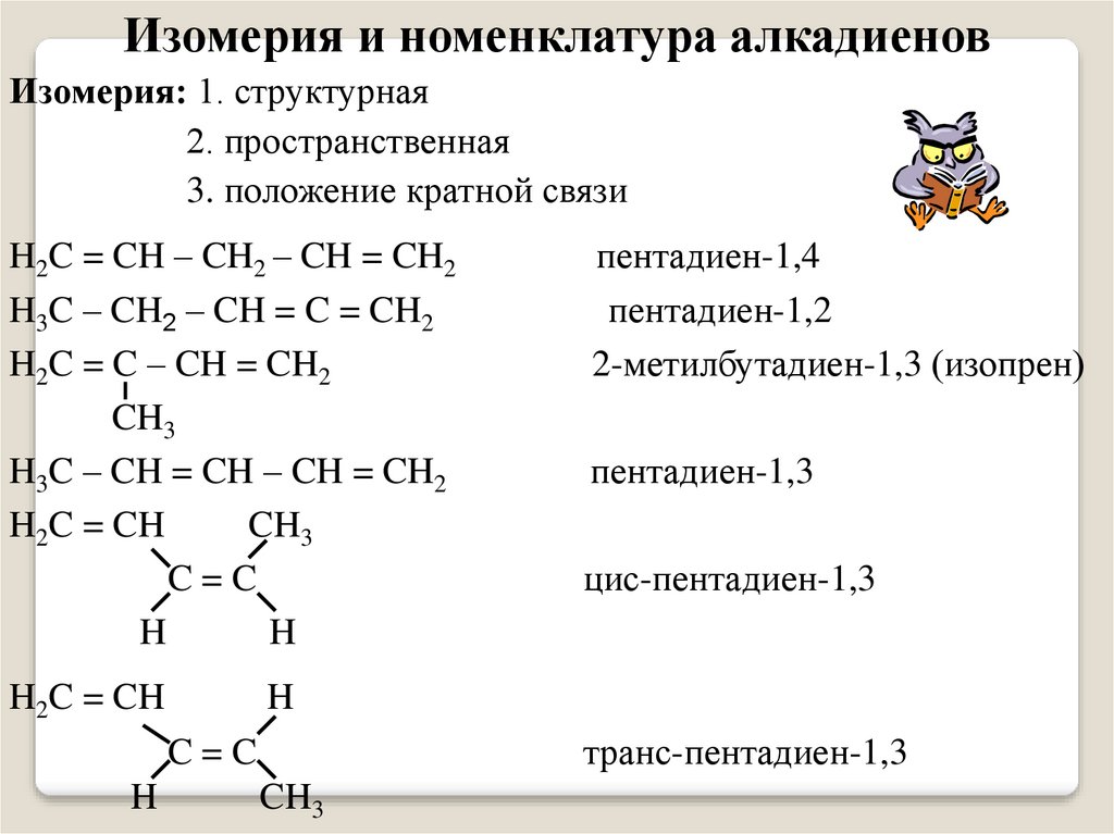 Алкадиены соединения