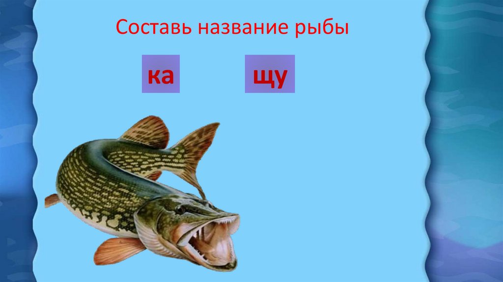 Игра "Рыбы" - презентация онлайн