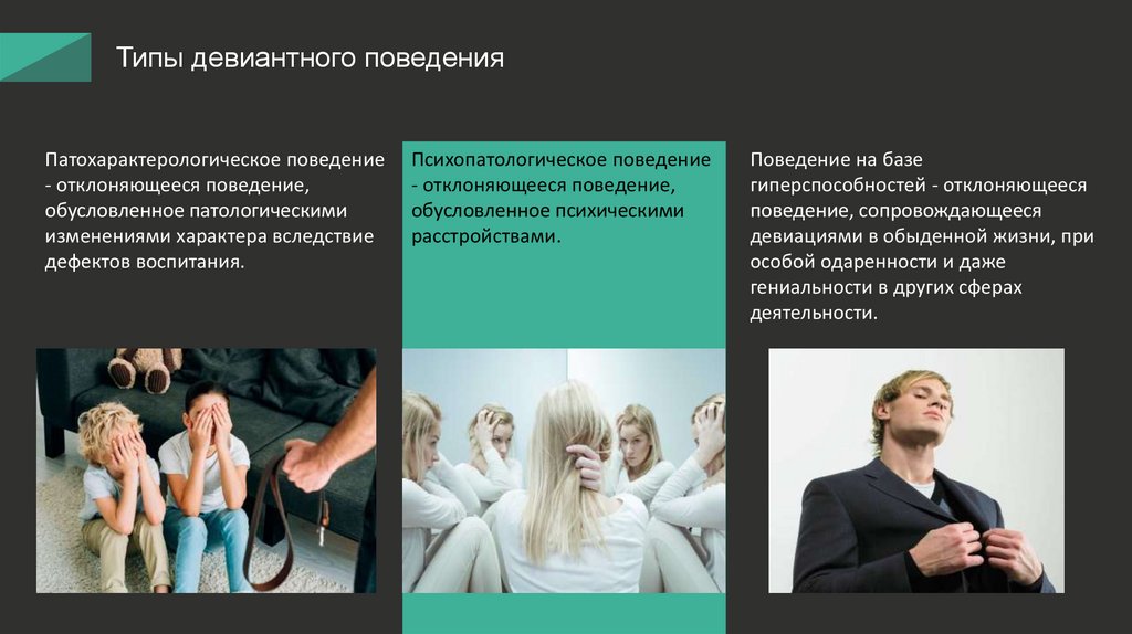 девиантное поведение - online presentation