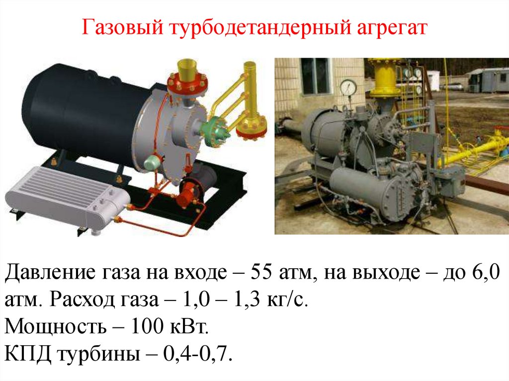 Газовый турбодетандерный агрегат