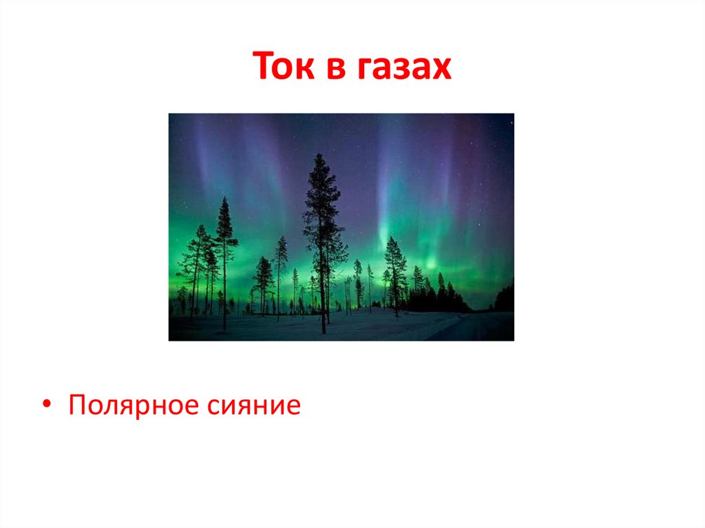 Ток в газах