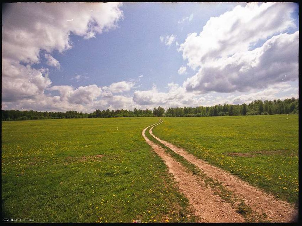 проселочная дорога не видно конца. и с этой дороги проселочной которой не видно конца. проселочная дорога. и праздная жизнь может быть чистой. не будет видно конца.