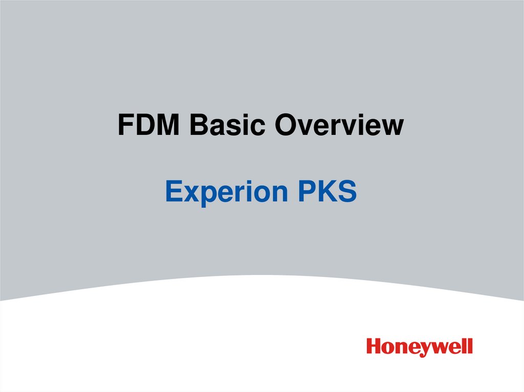 FDM Basic Overview