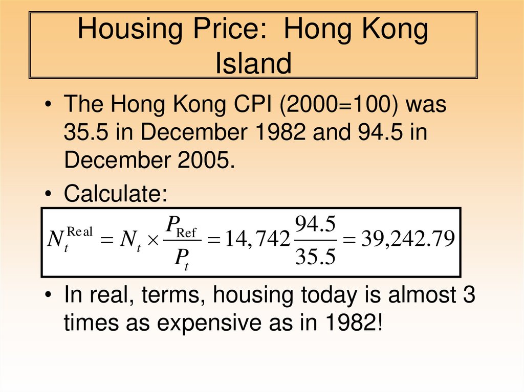 Housing Price: Hong Kong Island