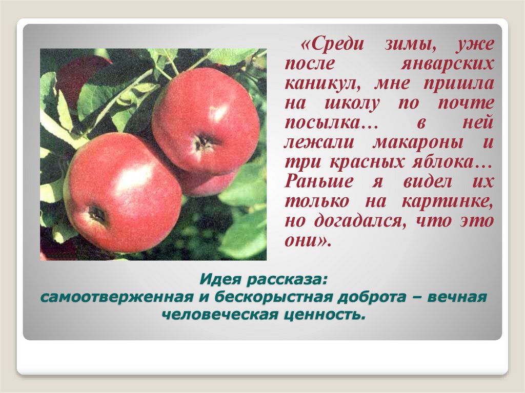 Символом чего является произведение. Идеи для рассказа. Уроки французского яблоки. Что символизирует яблоко. Рассказ красные яблоки.