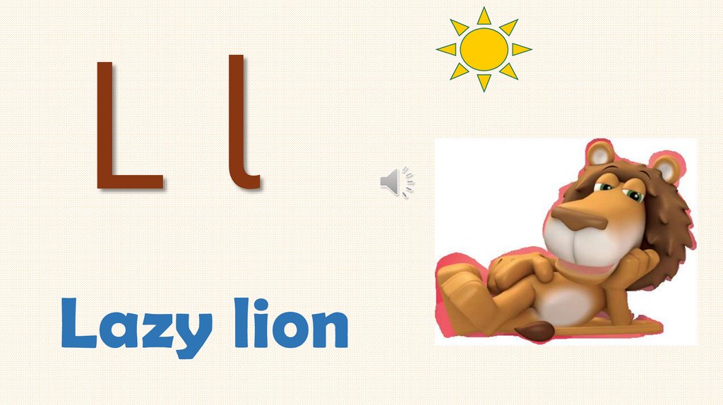 Lazy Lion - Online Presentation