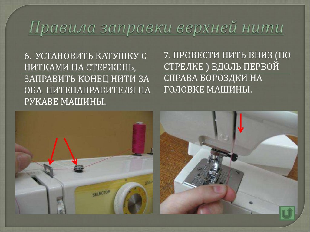 Швейная машинка janome нижняя нить. Нитенаправитель швейной машины. Заправка верхней нити в швейной машине. Последовательность заправки верхней нити швейной машины. Порядок заправки верхней нити в швейной машине.