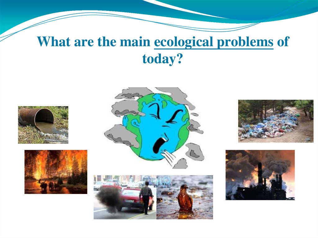Презентация экология английский. Кластер ecological problems.