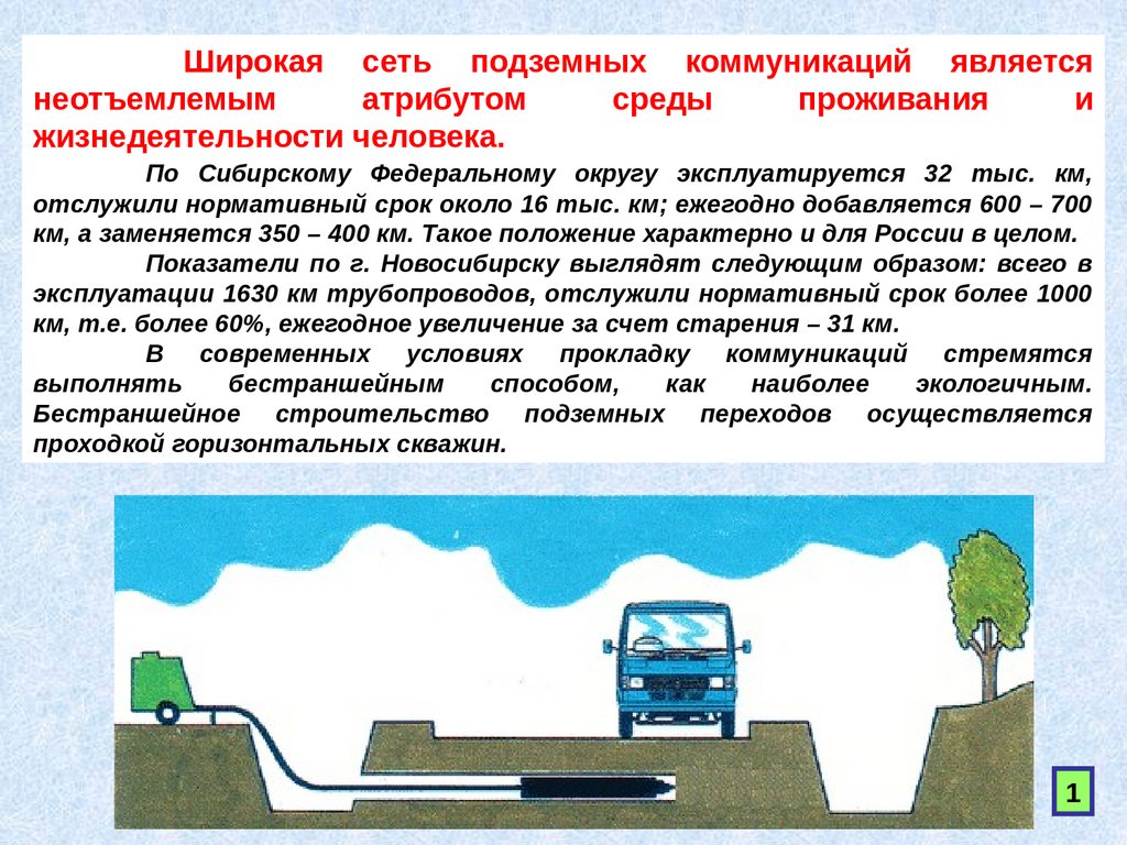 Машины для бестраншейной прокладки подземных коммуникаций - презентация  онлайн