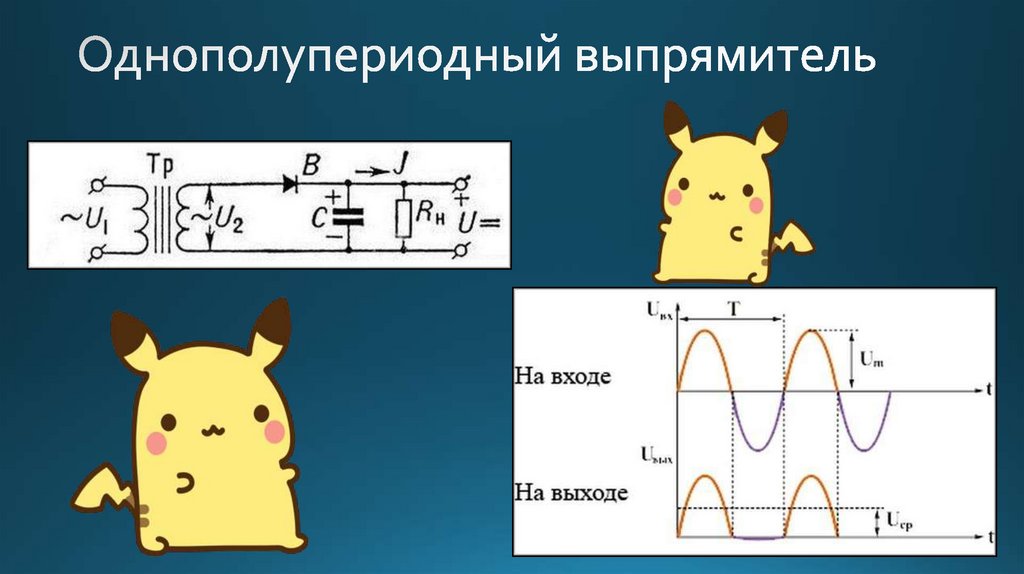 Выпрямители (электрического тока) - презентация онлайн
