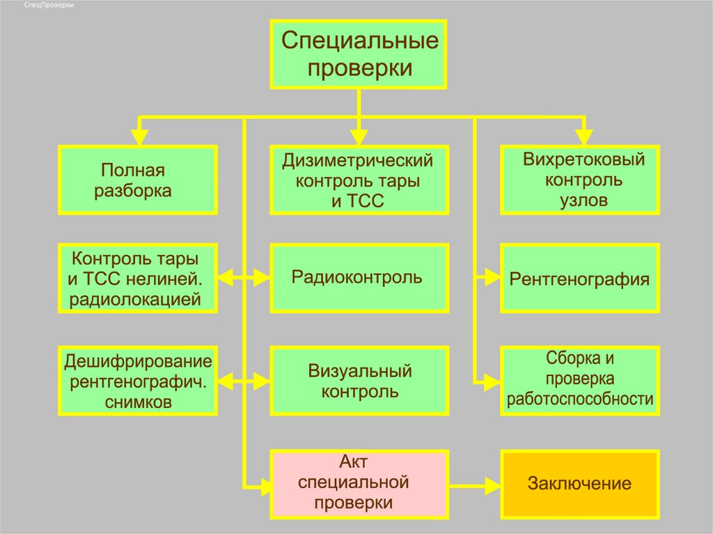 Проверить специальный