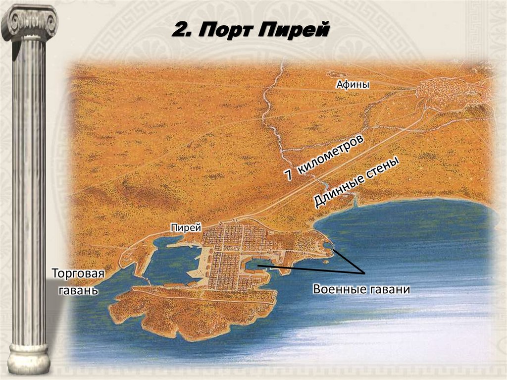Сколько гаваней имел порт пирей. В гаванях Афинского порта Пирей. Порт Пирей длинные стены. В гловарях офинского порта Пирей. Порт Пирей в Афинах на карте.