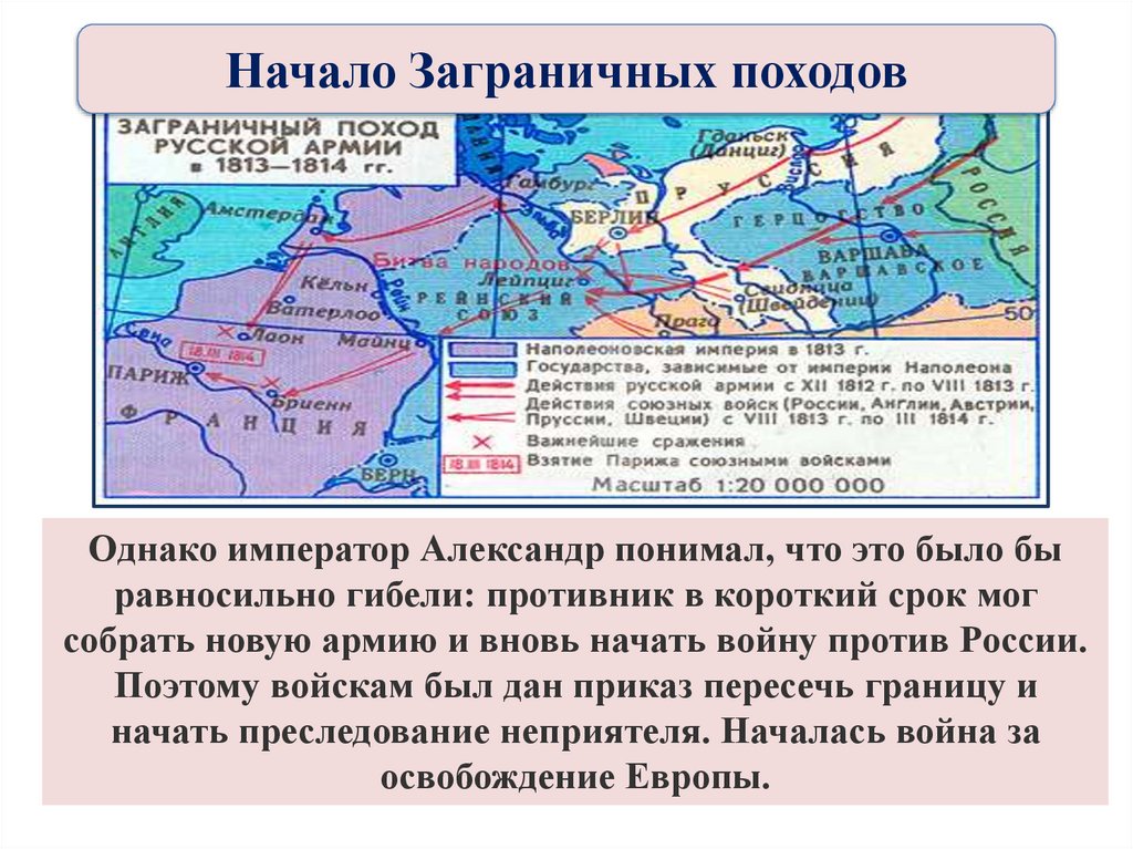 Контурная карта заграничные походы русской армии 9 класс