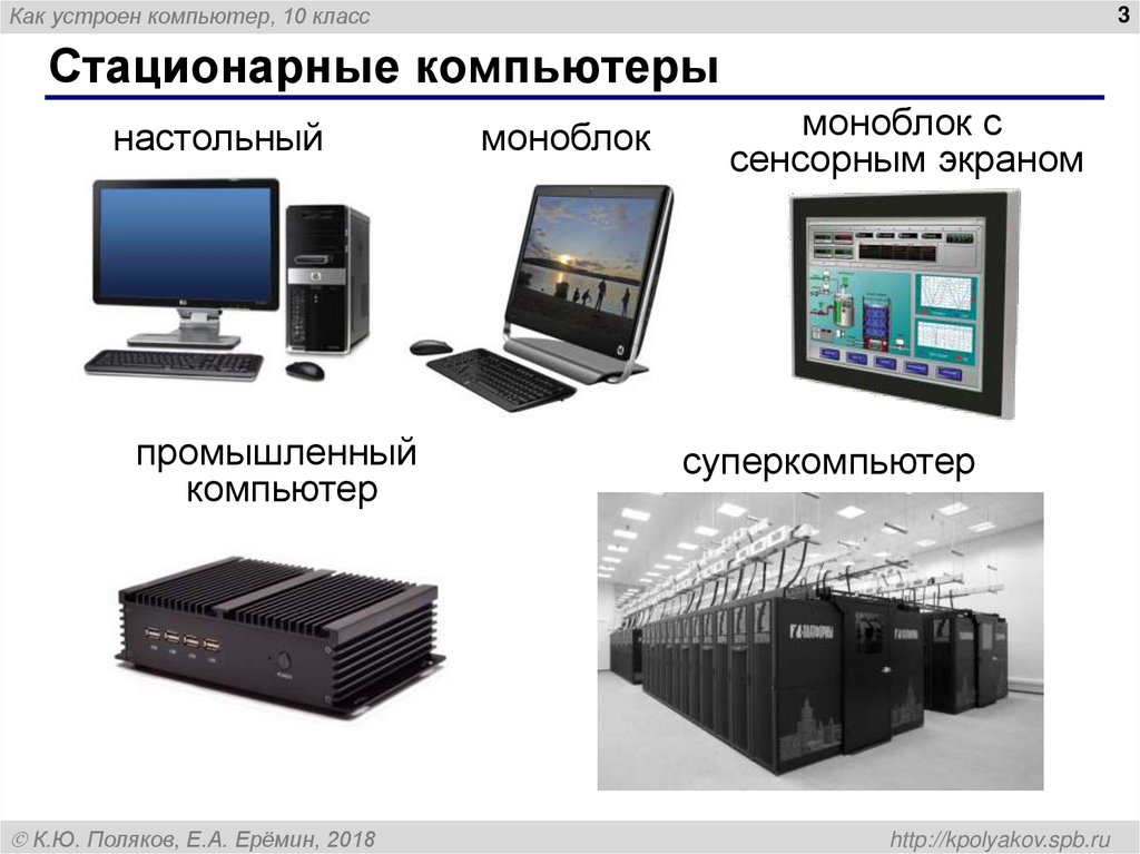 Стационарное устройство это. Как устроен компьютер. Стационарный компьютер. Стационарный компьютер для презентации. Современные компьютеры слайд.