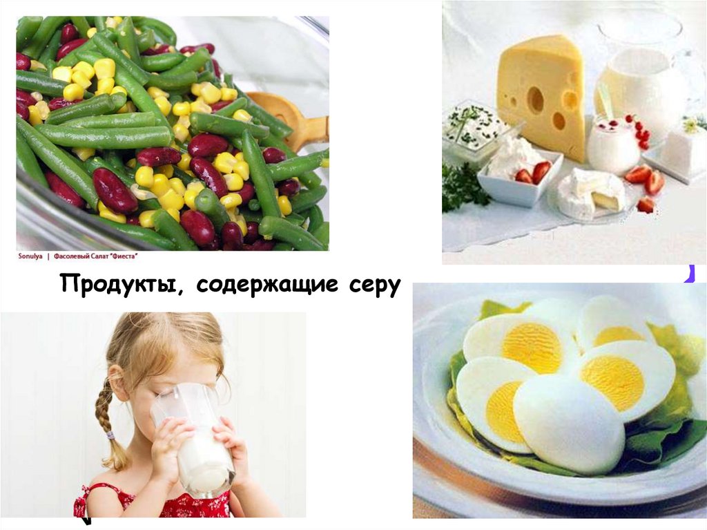 Серные продукты. Продукты содержащие серу.