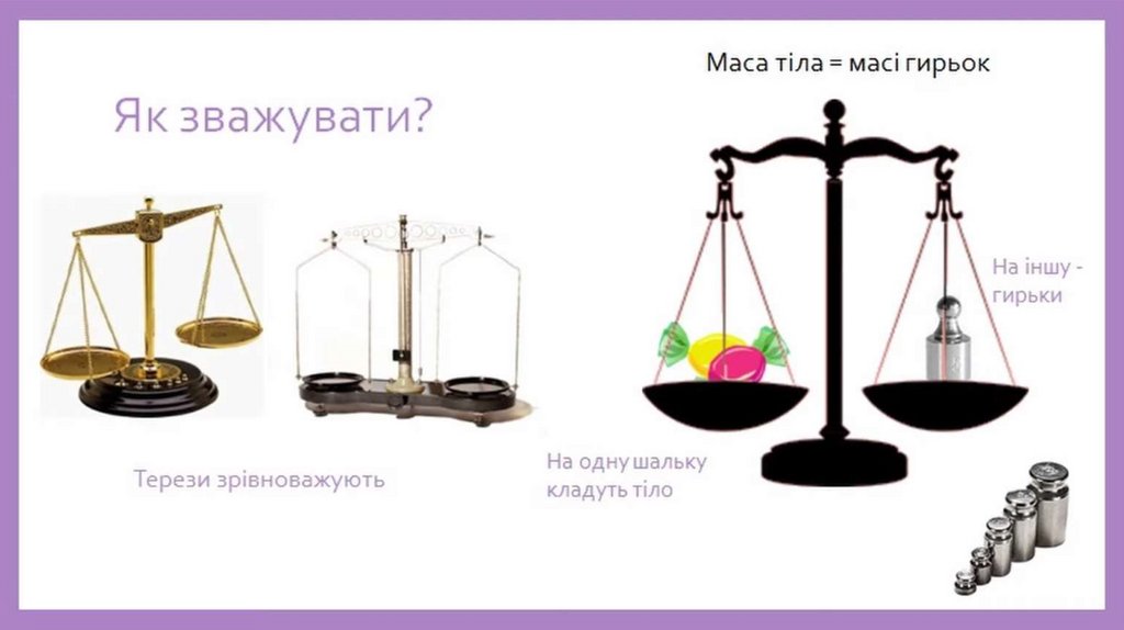 Як виміряти масу. Урок 15 - презентация онлайн