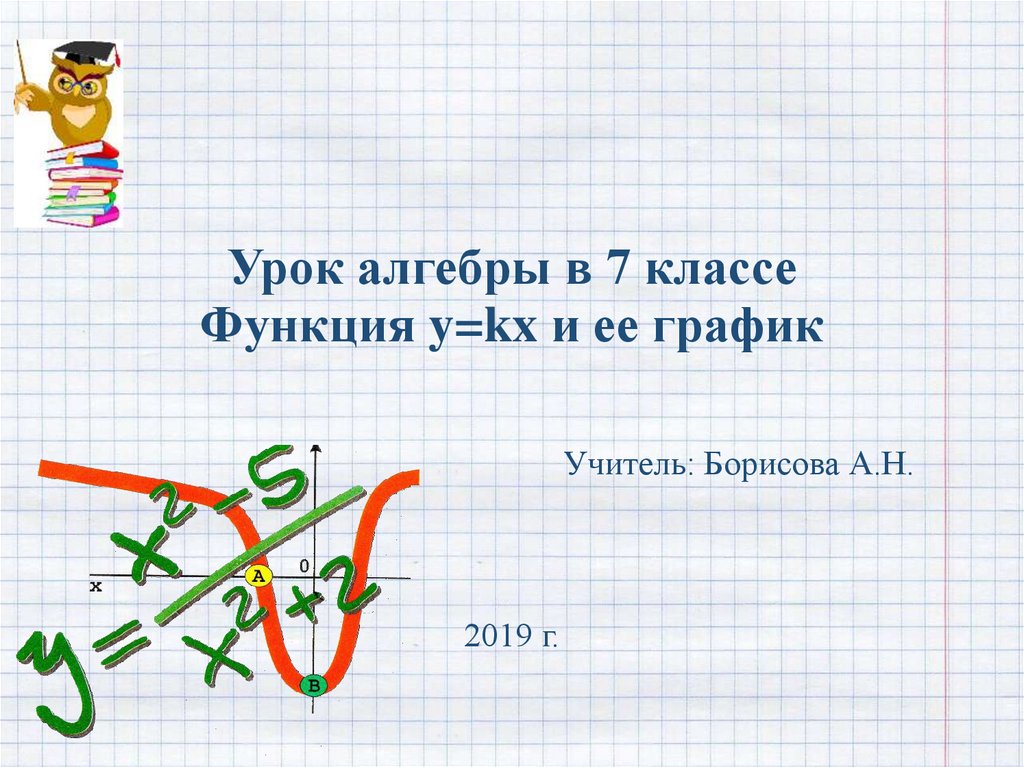 Первый урок алгебры в 9 классе презентация. Урок алгебры. Урок по алгебре 7 класс. Функция y KX И ее график 7 класс. Урок алгебры 7 класс.