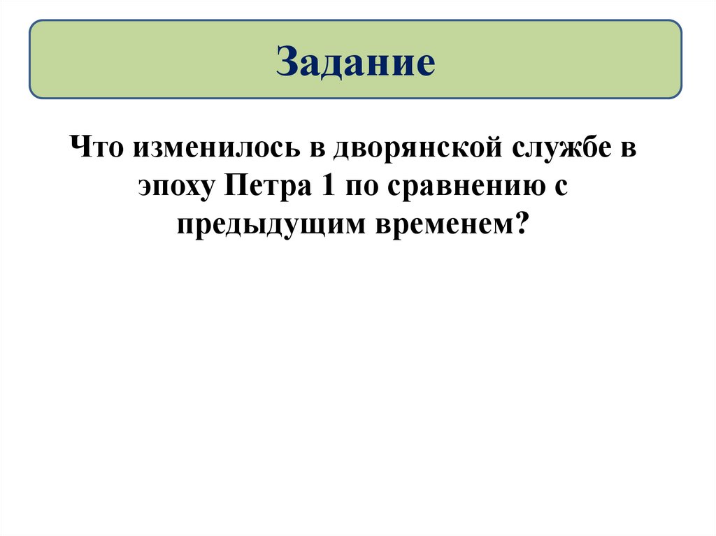 Что изменилась 16. Что изменилось в дворянской службе. Что изменилось в дворянской службе в эпоху Петра 1. Что изменилось в дворянской службе в эпоху Петра 1 по сравнению. Что изменилось в дворянской службе при Петре 1.