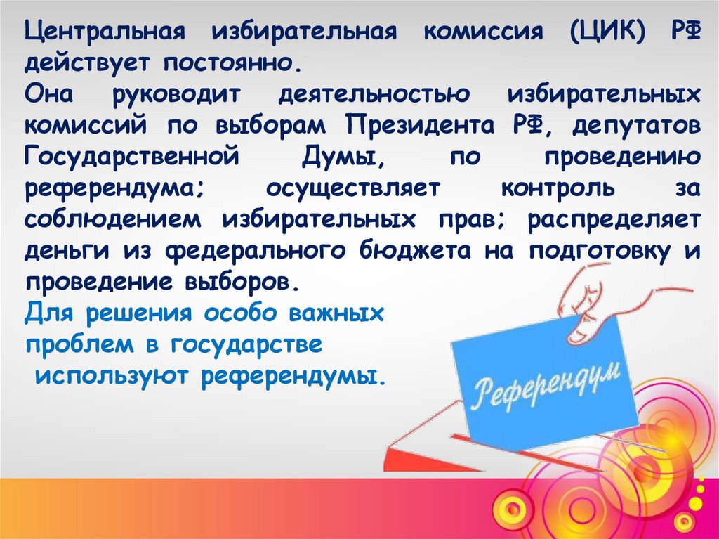 Типы избирательных систем презентация 11 класс профильный уровень