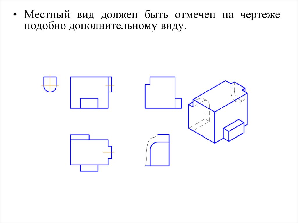 Изображения виды разрезы сечения