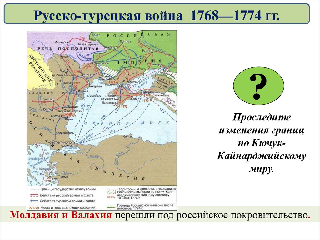 Русско турецкая 1774. Карта русско-турецкой войны 1768-1774 Кючук Кайнарджи. Русско-турецкая война 1770-1774 карта. Контурная карта русско-турецкая война 1768-1774. Русско-турецкие войны Кайнарджийский мир.