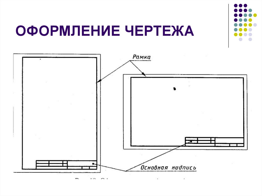 ОФОРМЛЕНИЕ ЧЕРТЕЖА