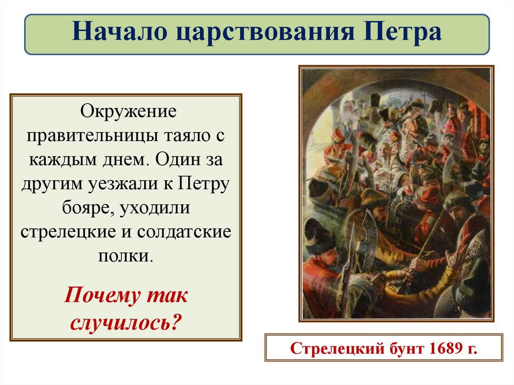 1689 событие в истории. Восстание Стрельцов 1689. Стрелецкий бунт Софьи в 1689. Стрелецкий бунт 1689 причины.
