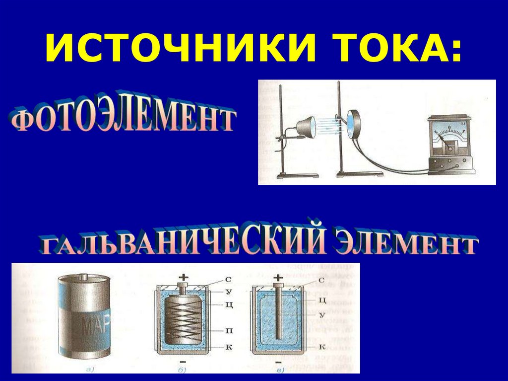 Какова роль источников тока. Виды источников тока. Источник тока. Тепловые виды источников тока.