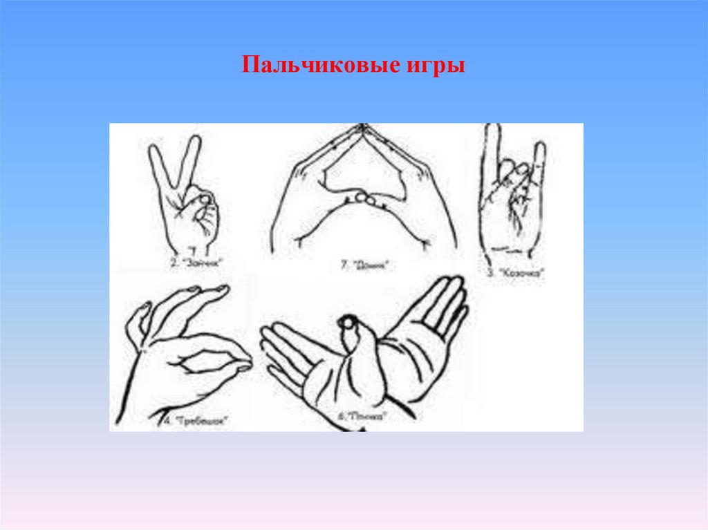 Пальчиковые игры