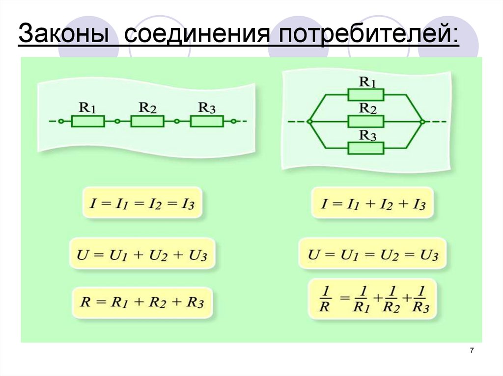 Соединение потребителей