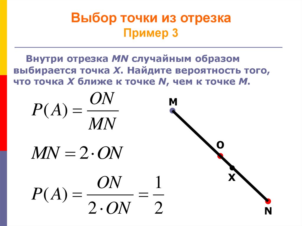 Геометрическая вероятность презентация