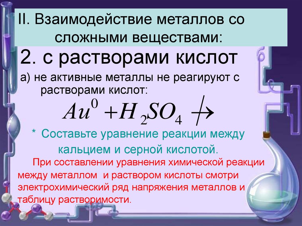 Химические свойства металлов презентация 9 класс химия