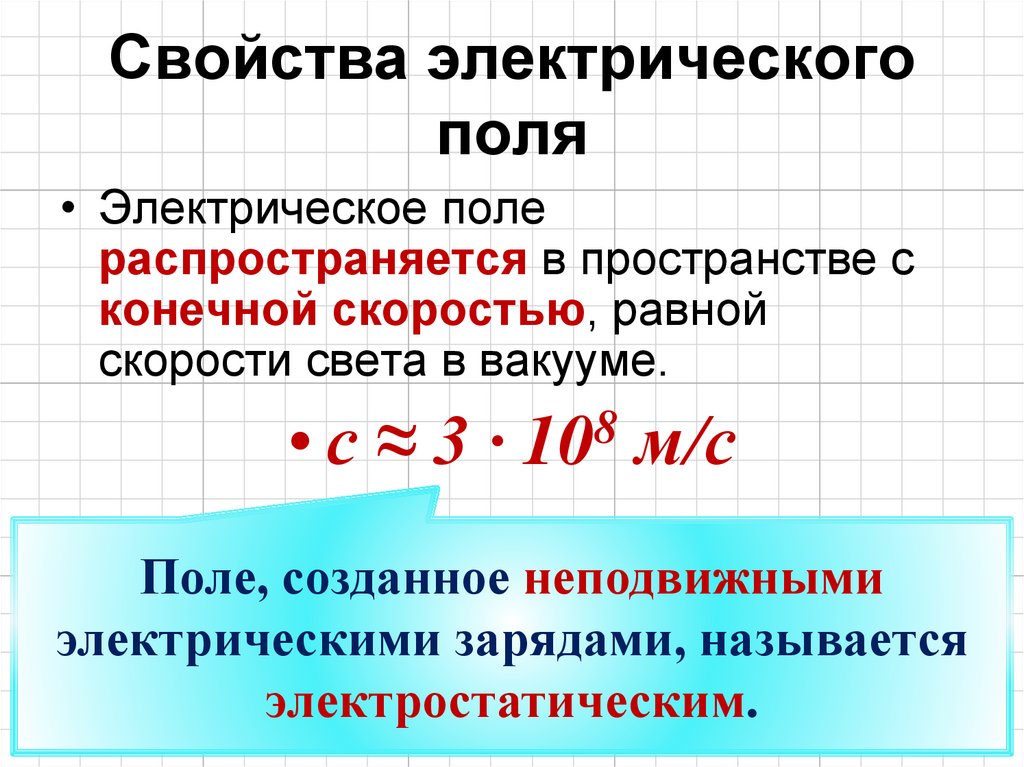 Первоначальный заряд. Свойства электрического поля. Главное свойство электростатического поля. Основные свойства электрического поля. Свойстважлектрического поля.