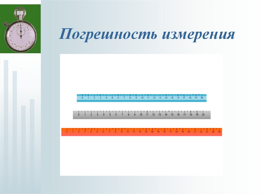 Погрешность измерения величин