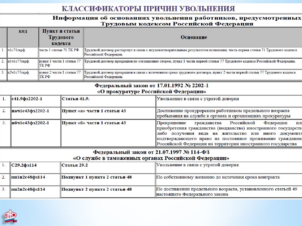 Заполнение годовой формы ефс 1