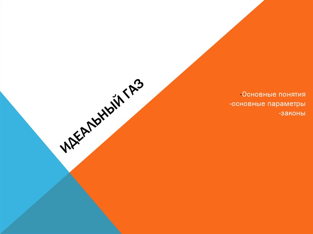 Идеальный газ