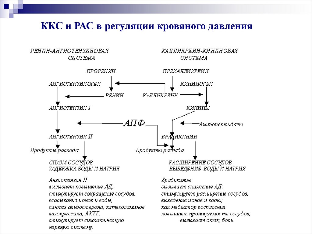 Изменение тонуса сосудов