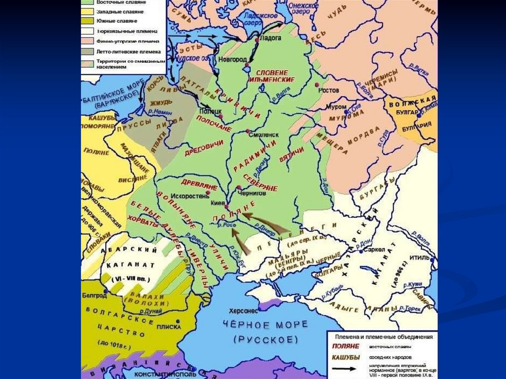 Восточные славяне киевской руси